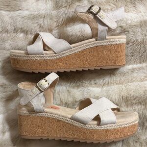 Toms Audrey Wedge Sandals